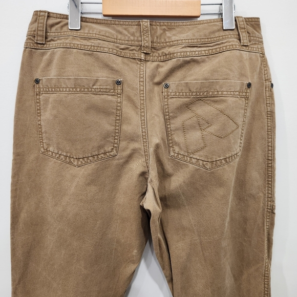 Eddie Bauer First Ascent Pants Mens 34x32 Fits 34x31 Tan Outdoor Hiking Cotton - Picture 4 of 13